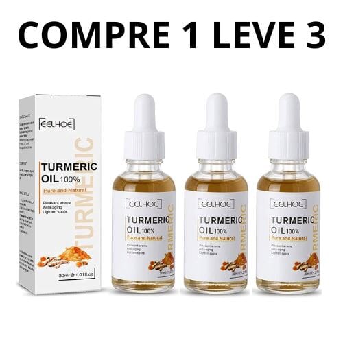 Promoção Compre 1 Leve 3 - Turmeric Óleo Anti-Idade Removedor de Manchas