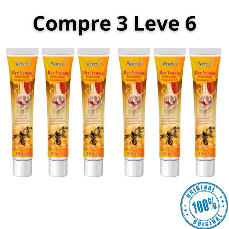 Promoção Compre 3 Leve 6 - Pomada Para Dores Intensas Articulares e Inflamatórias - BeeVenom + Brinde