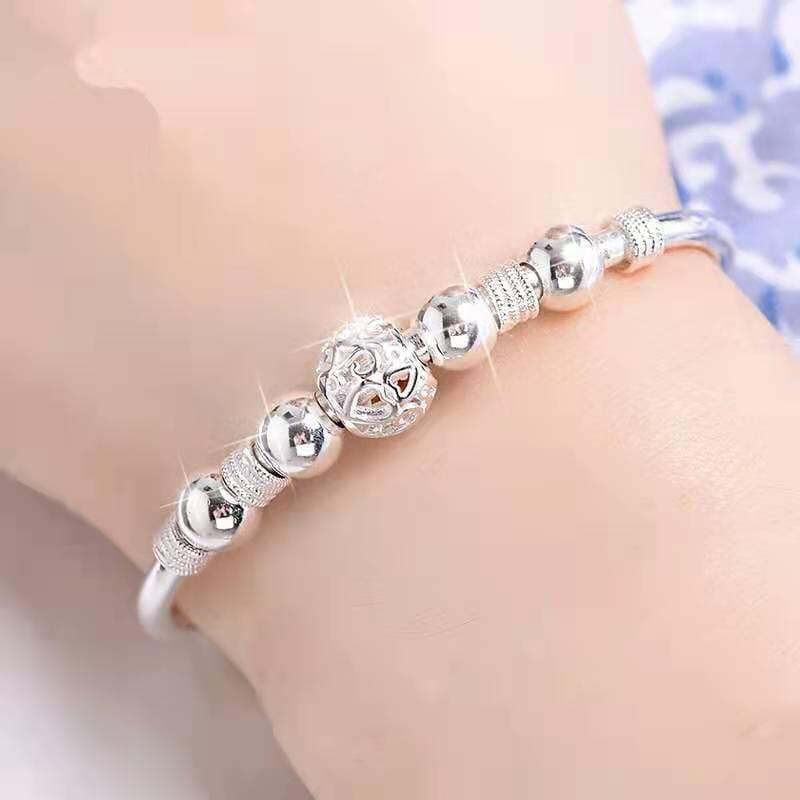 Pulseira Feminina Charm Prata 925