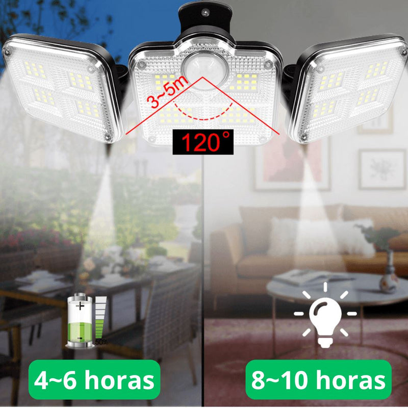 Refletor LED Solar EcoSol + Brinde - Site Oficial De Vendas