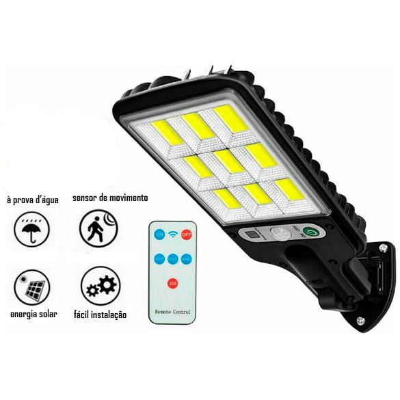 Refletor Solar Led 6000 Lumens - Frete Grátis