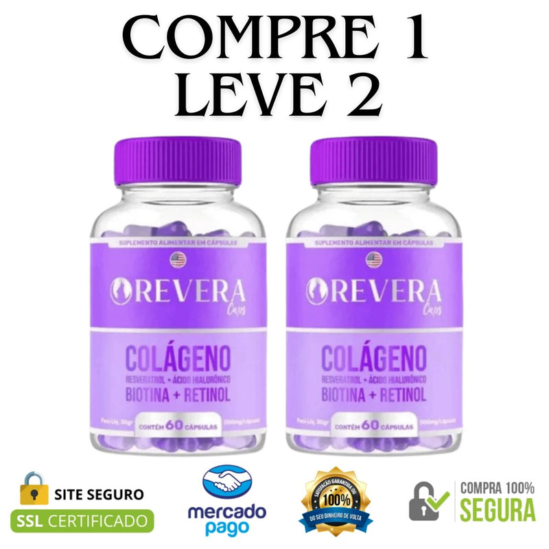 Revera Caps - Compre 1 Leve 2 - Redefina a Juventude da Sua Pele