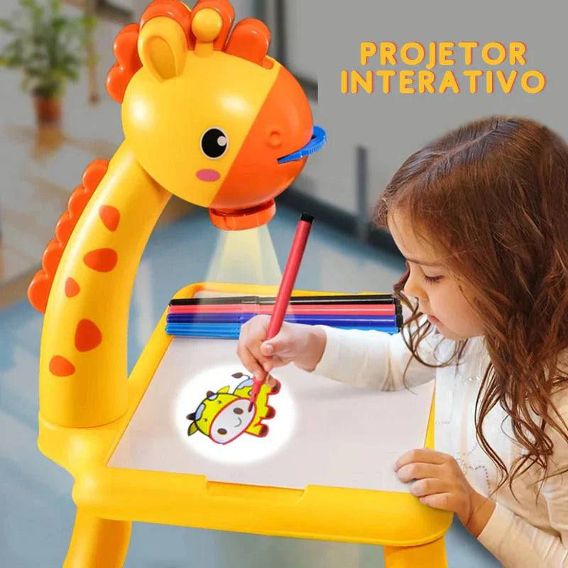 Super Projetor de Desenhos Smart Board Kids Premium KIT Completo