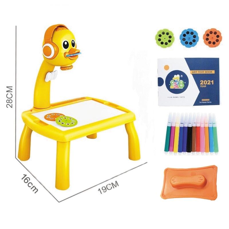 Super Projetor de Desenhos Smart Board Kids Premium KIT Completo