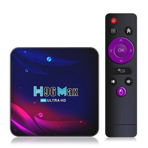 TV Box Android IPTV H96 Max 4K + Brinde - Oferta Somente Hoje